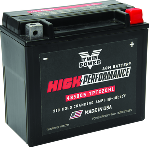 Twin Power YTX-20HL fits  High Performance Battery Replaces H-D 65989-97A Made i