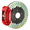 Brembo 1A1.6018A2 fits RX-8 Front GT BBK 4 Piston Cast 2pc 328x28 2pc Rotor Drilled-Red
