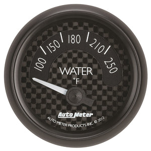 AutoMeter 8037 Autometer GT Series 52mm Short Sweep Electronic 100-250 Deg F Water Temperature