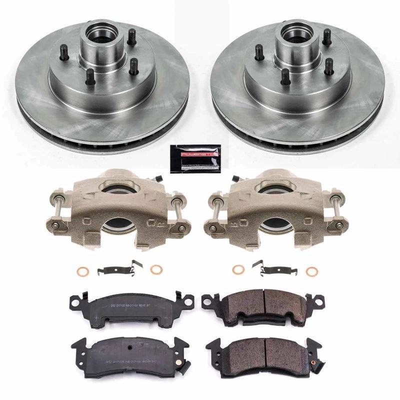 Power Stop KCOE4539B 1977 fits Cadillac Fleetwood Front Autospecialty Kit w/Cals