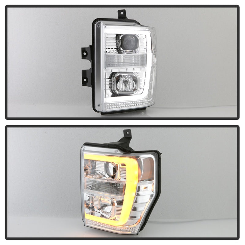 Spyder 5086211 fits Ford 08-10 F-250 Ver 2 Proj Headlight - Switch Back Light B
