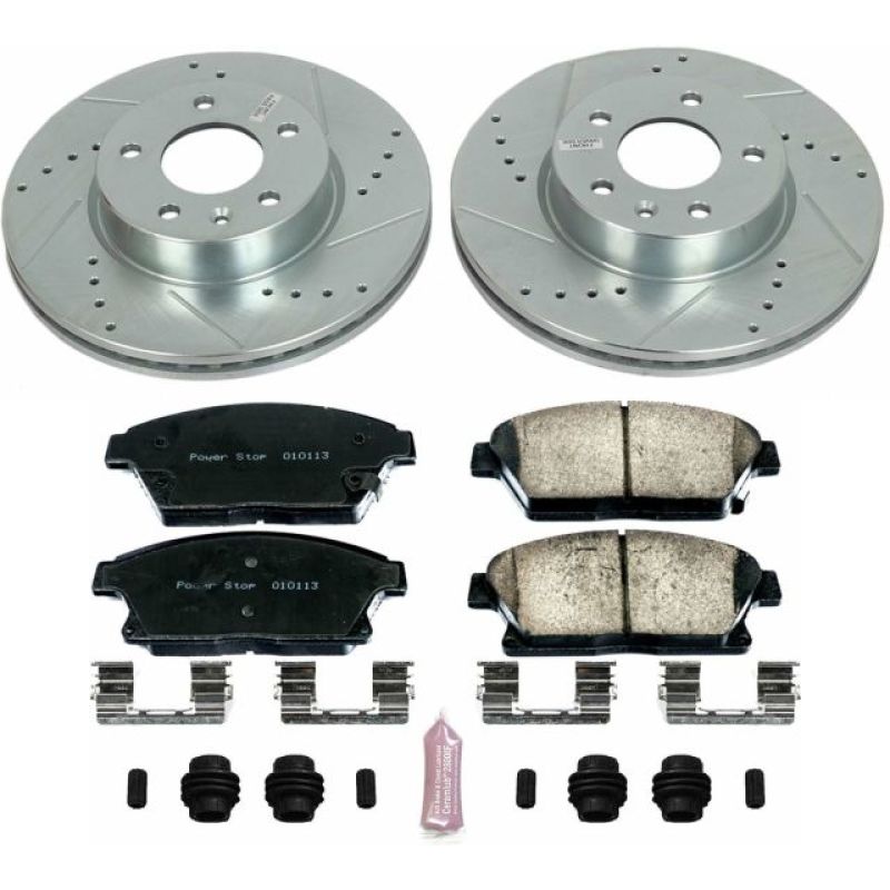 PowerStop K6386 fits Cadillac 13-18 ATS Front Z23 Evolution Sport Brake Kit