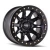 Dirty Life 9304-7973MB12 9304 DT-2 17x9 / 5x127 BP / -12mm Offset / 78.1mm Hub Matte Black Wheel - Beadlock