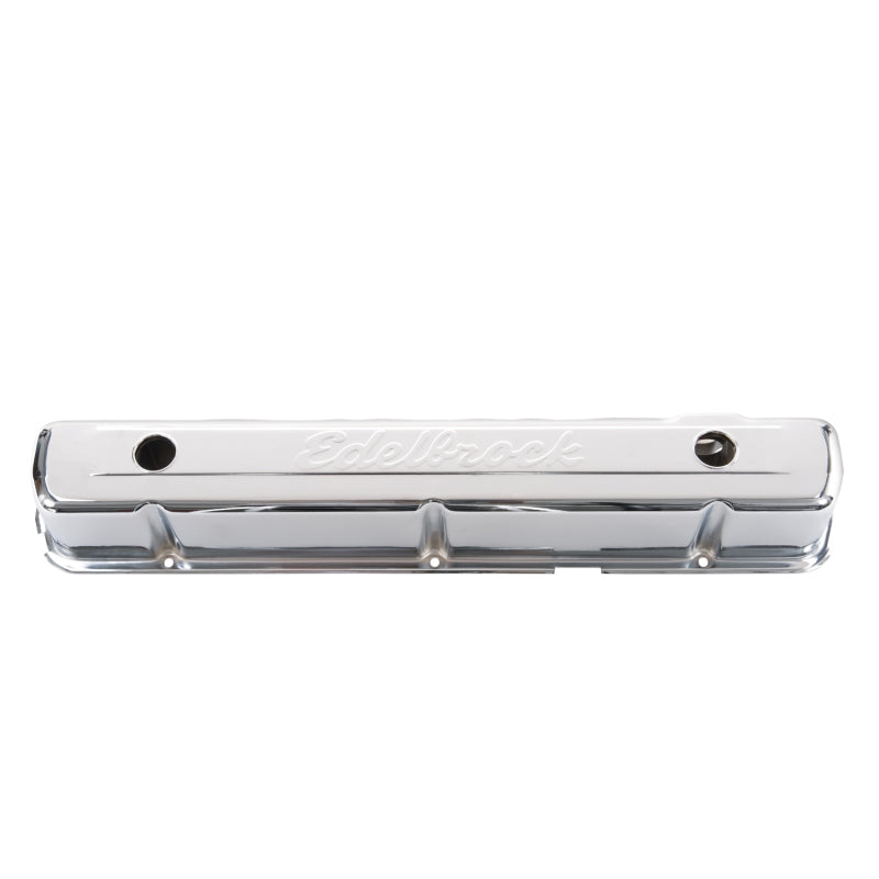 Edelbrock 4477 Valve Cover Signature Series fits Chevrolet 1962-2001 194-292 CI Inline 6 Chrome