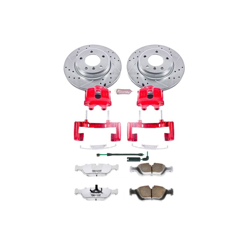PowerStop KC868 26 fits BMW 325xi Front Z26 Street Warrior Brake Kit w/Calipers