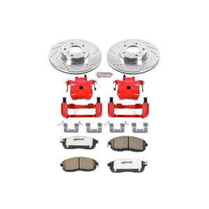 PowerStop KC3140 fits Infiniti G35 Front Z26 Street Warrior Brake Kit w/Calipers