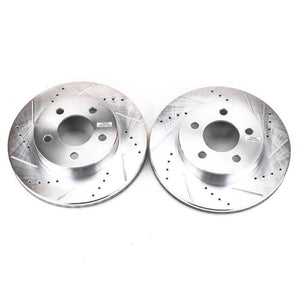 PowerStop fits Jeep 02-07 Liberty Front Evolution Drilled & Slotted Rotors -