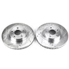 PowerStop fits Saab 05-06 9-2X Front Evolution Drilled & Slotted Rotors - Pair