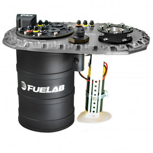 Fuelab 62712-3 Quick Service Surge Tank w/Bosch Lift Pump & Dual 500LPH Brushed Pumps w/Controller -Titanium