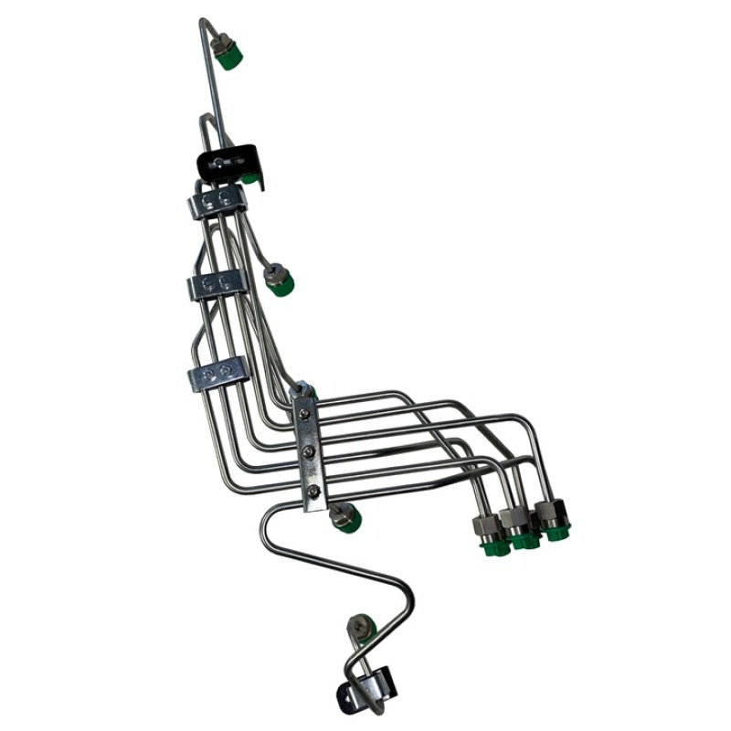 Industrial Injection VP44 Stock Fuel Line Kit w/ Clamps - Mild Steel