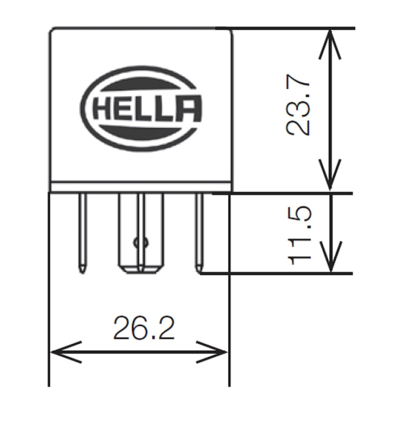 Hella 933332291 Relay 12V 20/40A Spdt Res