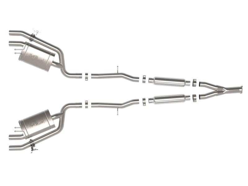 AFE 49-37024 fits Kia Stinger L4-2.5L Turbo Gemini XV 3in to Dual 2-1/2in Cat-B