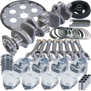 Eagle B15404E060 fits Chevy 350 2Pc 3.750in Crank 5.700in I-Beam Rods 4.060in Pistons 168 Tooth FP Balanced Assembly