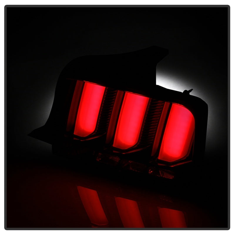 Spyder 5086723 fits Ford 05-09 Mustang (Red Light Bar) LED Tail Lights - Smoke