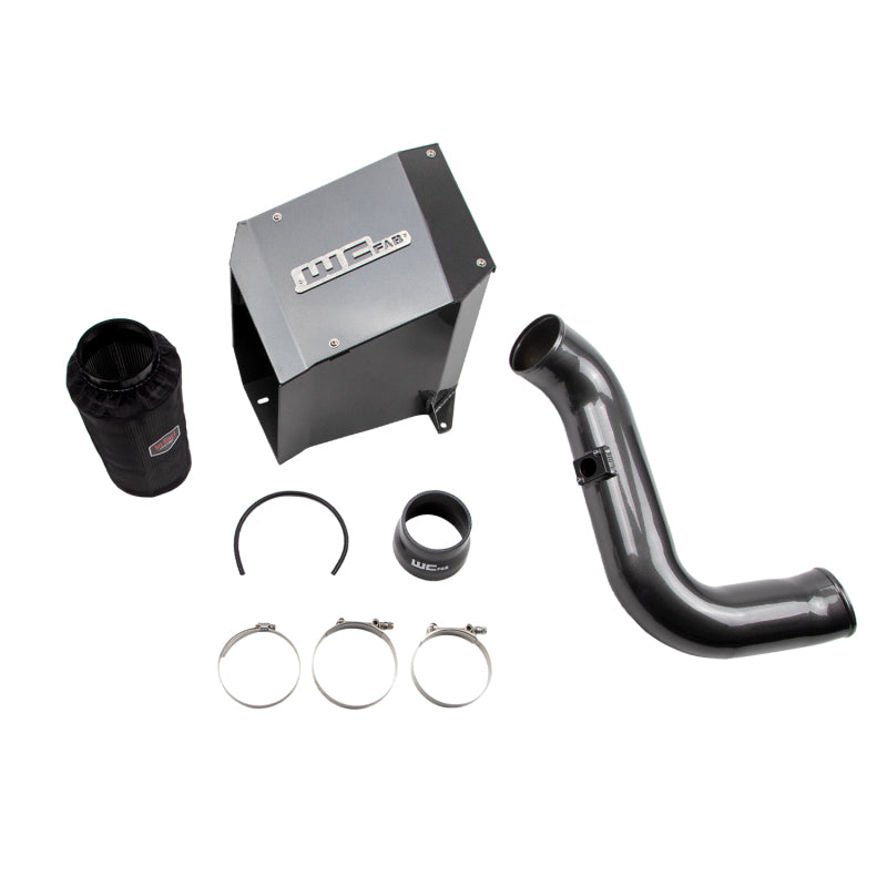 Wehrli WCF100190-FTB fits Chevrolet 01-04 Duramax LB7 4in Intake Kit - Fine Texture Black