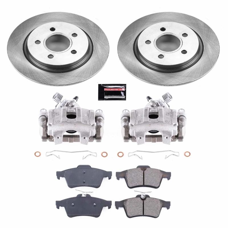 PowerStop KCOE4613 fits Volvo 08-13 C30 Rear Autospecialty Brake Kit w/Calipers
