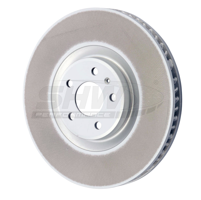 SHW Performance PFR39528 SHW 20-21 fits Porsche Macan GTS 2.9L Right Front Smooth Monobloc Brake Rotor (95B615302AA)