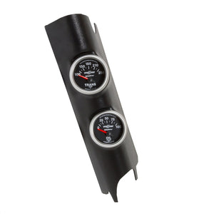 AutoMeter 7041 Autometer 11+ fits Jeep Wrangler A-Pillar Trans Temp/Oil Pressure Sport Comp 2 Gauge Kit