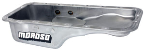 Moroso 20606 fits Ford 352-428 FE Stock (w/Front Sump) Wet Sump 5qt 5in Steel Oi