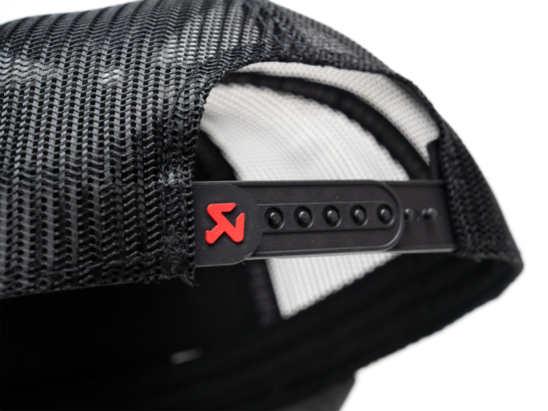 Akrapovic 802282 Logo Trucker Cap - Ash Grey / Black Mesh