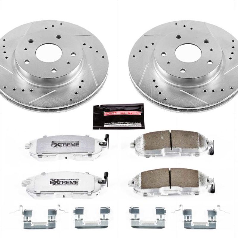 PowerStop K5887-26 07-13 fits Suzuki SX4 Front Z26 Street Warrior Brake Kit