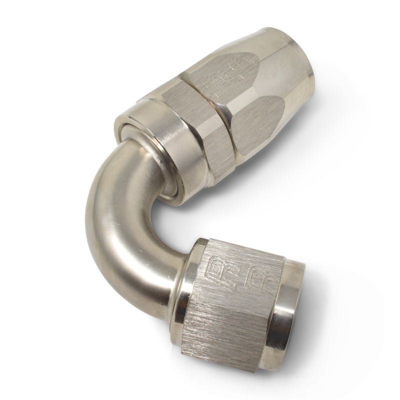 Russell 613411 Performance -8 AN Endura 120 Degree Full Flow Swivel Hose End (With 3/4in Radius)