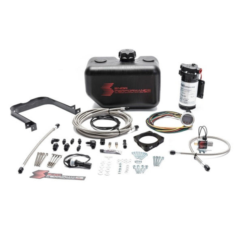 Snow Performance SNO-2170-BRD 08+ Charger Stg 2 Boost Cooler F/I Water Injection Kit (SS Braided Line & 4AN)