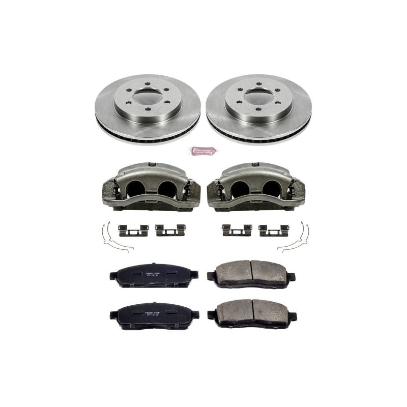 Power Stop KCOE1943A 06-08 Lincoln Mark LT Front Autospecialty Kit w/Cals