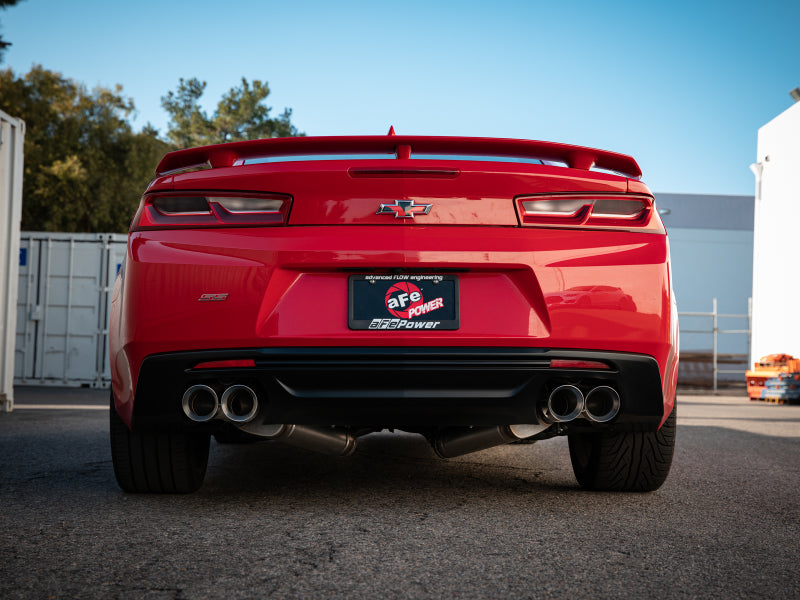 AFE 49-44119-P MACH Force-Xp 3in Axle-Back 16-21 fits Chevrolet Camaro SS V8 6.