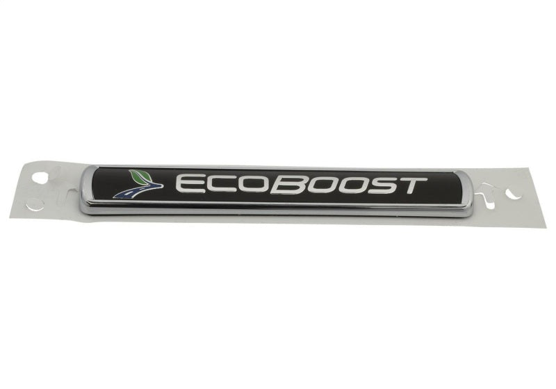 fits Ford Racing M-1447-EBBLK Black/Silver EcoBoost Emblem 3-1/2in x 9/16in - Set of 2