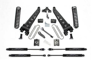 Fabtech K2011M 05-07 fits Ford F250 4WD w/o Factory Overload 6in Rad Arm Sys w/Coils & Stealth
