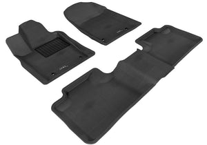 3D MAXpider 2014-2016 fits Hyundai Elantra Kagu 1st Row Floormat - Black