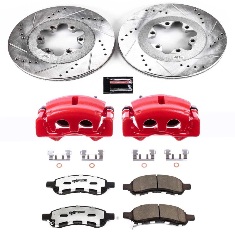 Power Stop KC5405-36 09-12 fits GMC Canyon Front Z36 Truck & Tow Kit w/Cals