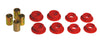 Prothane 12-402 86-88 fits Mazda RX-7 Rear End Link Bushings - Red