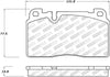 Stoptech 305.1663 07-15 Audi Q7 Street Select Brake Pads - Front