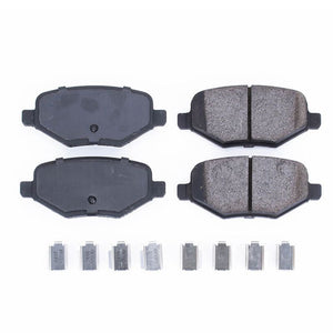 PowerStop 17 fits Ford Edge Rear Z17 Evolution Ceramic Brake Pads w/Hardware