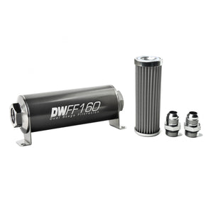 DeatschWerks 8-03-160-100K-10 Stainless Steel 10AN 100 Micron Universal Inline