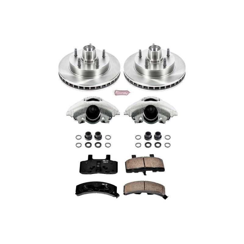 Power Stop KCOE4875 94-99 fits Dodge Ram 1500 Front Autospecialty Kit w/Cals