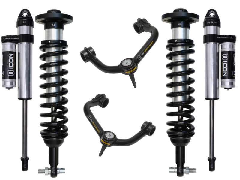 ICON K93083T 2015+ fits Ford F-150 4WD 0-2.63in Stage 3 Suspension System w/Tubular Uca