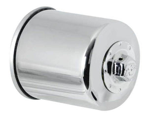 K&N Engineering KN-303C K&N fits Honda / Kawasaki / Yamaha / Polaris / Victory 2.688in OD x 3.344in H Oil Filter - Chrome