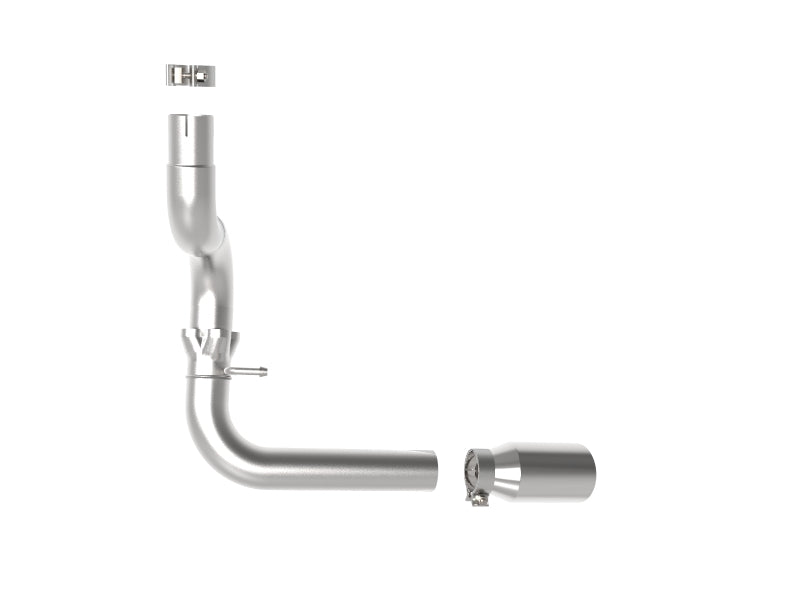 AFE 49-38092-P fits Jeep Wrangler Large Bore-HD 3in 304 Stainless Steel DPF-Bac