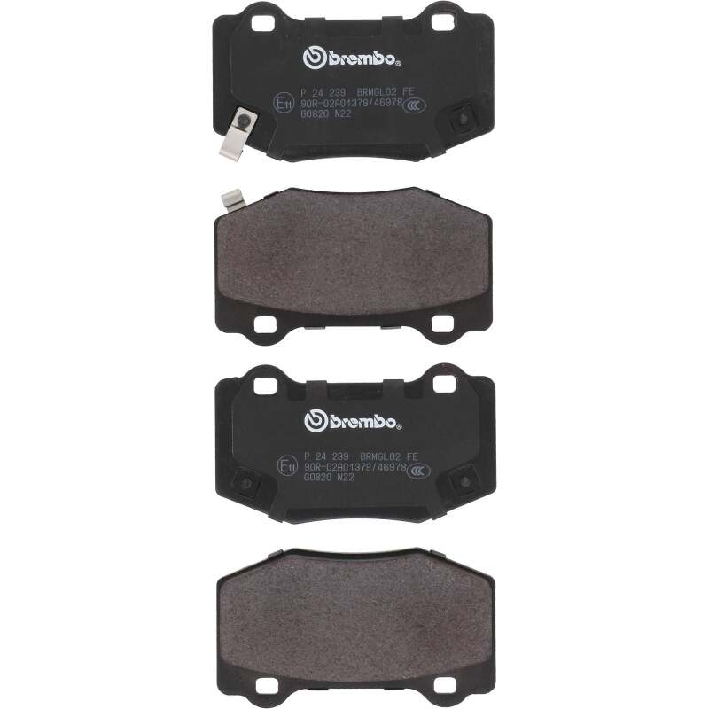 Brembo OE P24239 15-22 fits Ford Mustang PRIME Low-Met Brake Pad - Rear