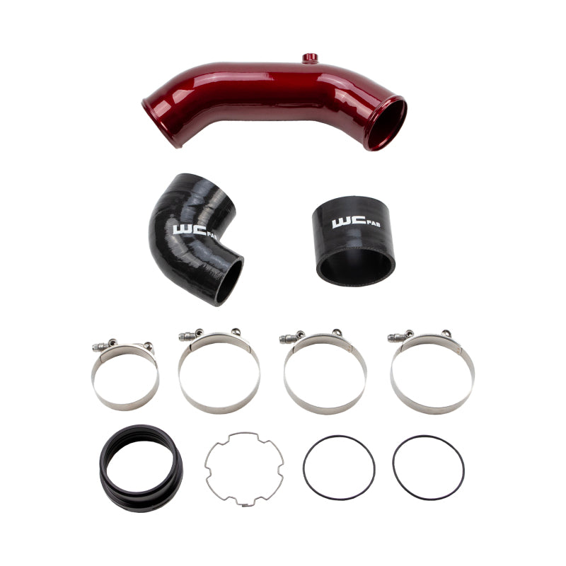 Wehrli WCF100295-RED 2017+ fits Ford 6.7L Power Stroke 3.5in Cold Side Intercool