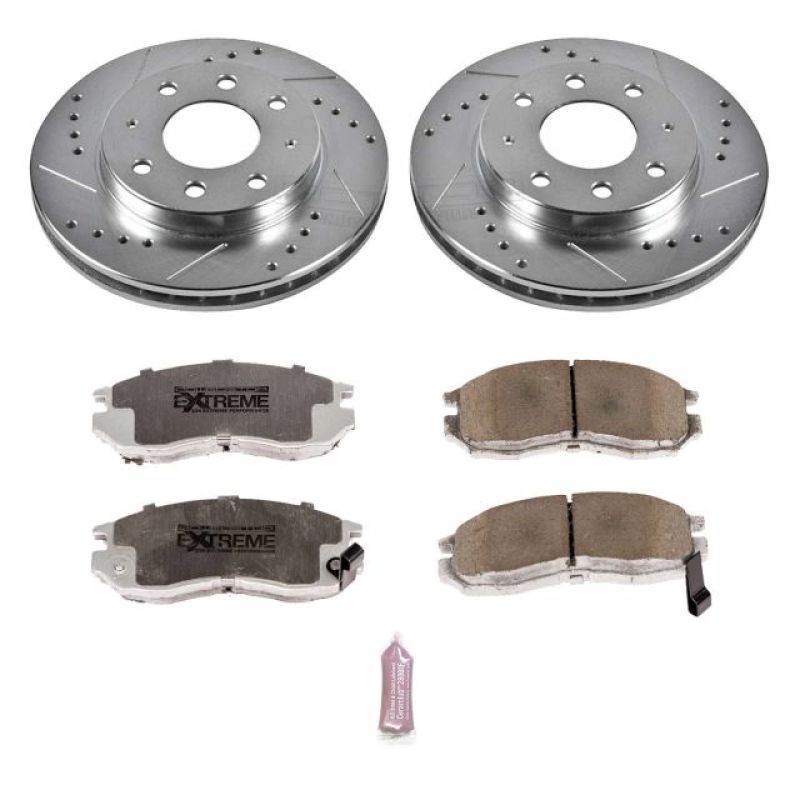 PowerStop K1090-26 93-95 fits Eagle Summit Front Z26 Street Warrior Brake Kit