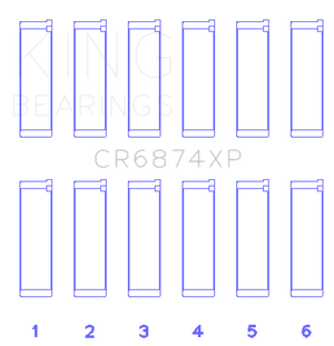 KING KINGCR6874XPSTDX fits CR6874XPSTDX fits Subaru EZ30/EZ30D (Size STDX) Perf