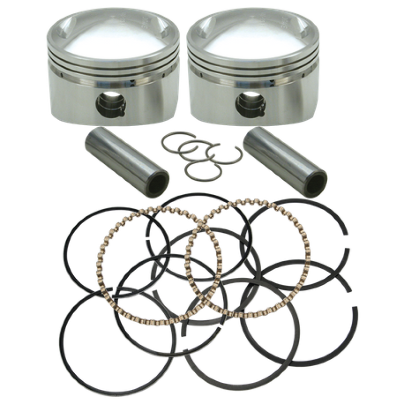 S&S 106-5789 Cycle 36-84 BT 3-5/8in Piston Set - .060in