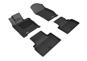 3D MAXpider 2018-2020 fits Hyundai Kona Kagu 1st Row Floormat - Black