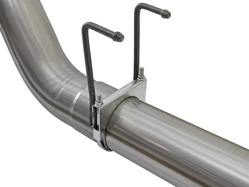 AFE 49-43090-P BORE HD 5in 409-SS DPF-Back Exhaust w/Polished Tip 2017 fits For