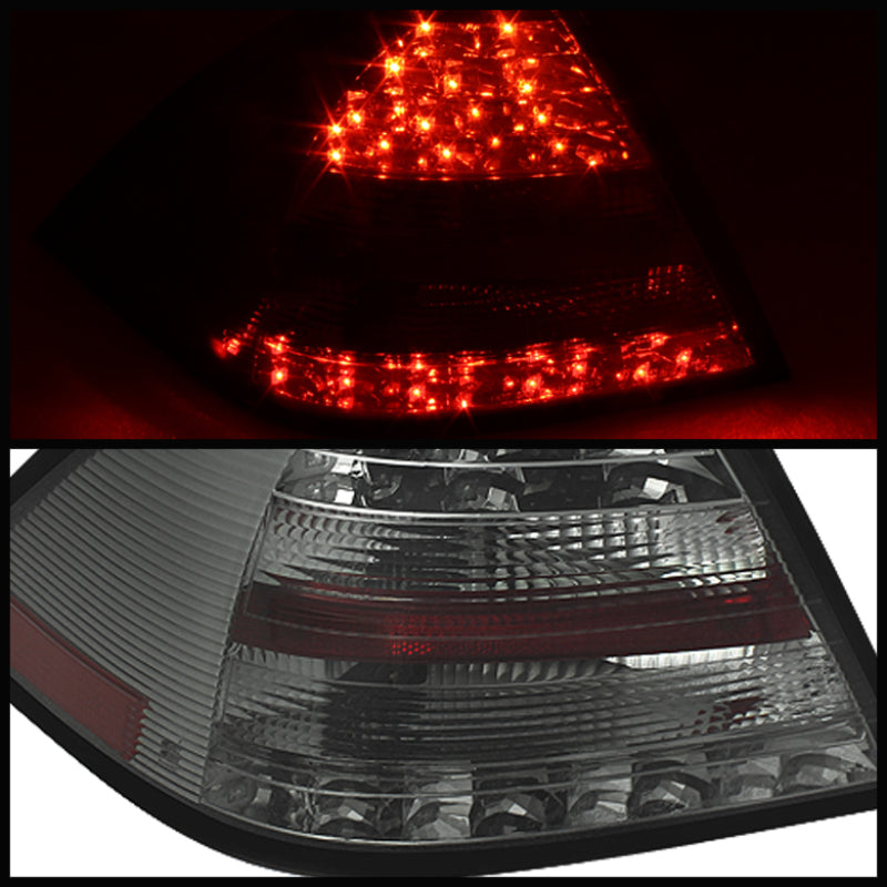 Spyder 5069986 fits Mercedes Benz W203 C-Class 4DR Sedan LED Tail Lights Smoke