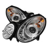 Spyder 5017499 fits Mercedes Benz E-Class Projector Headlights Halogen - DRL Ch